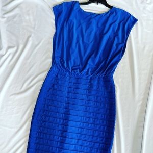 Adrianna Papell royal blue dress